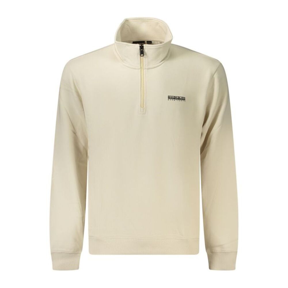 Napapijri Beige Cotton Men's Men's Sweatshirt